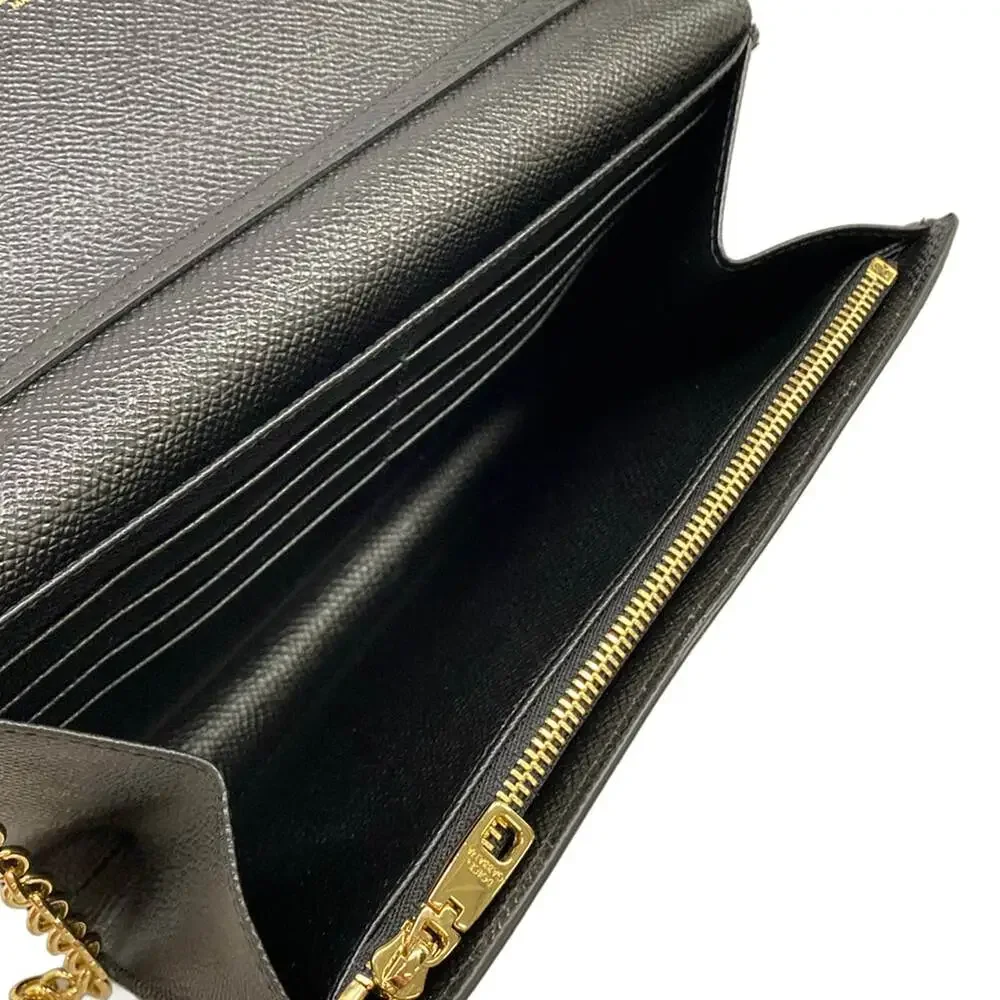 Dolce & Gabbana DOLCE&GABBANA Other Style Wallet Black Cream